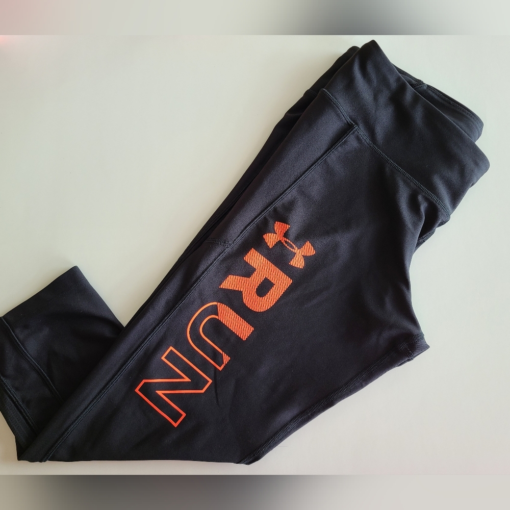 Under Armour Heatgear Capri Leggings Running Size L Active Wear